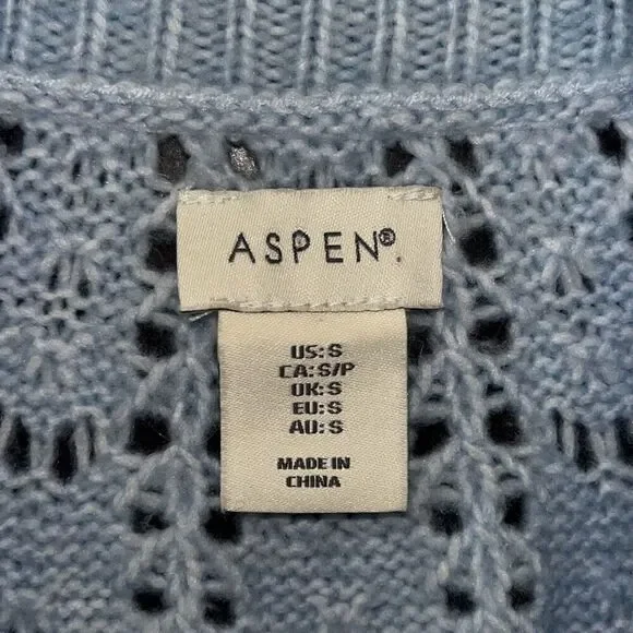 Aspen Light Blue Sweater Small - Picture 2 of 4